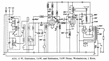 AEG 17W schematic circuit diagram